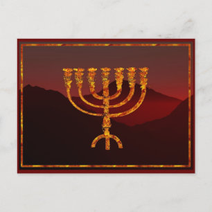 Moshe's Menorah Briefkaart