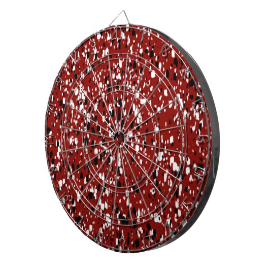 Mosiac Abstract Terrazzo Pattern Dartbord (Voorkant Rechts)
