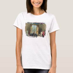 Moskee en Tomb van de keizer Sooltaun Mahmood of T-shirt