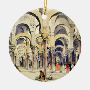Moskee in Cordoba, uit "Schetsen van Spanje", engr Keramisch Ornament