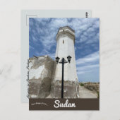 Moskee in Soedan Briefkaart (Voorkant / Achterkant)