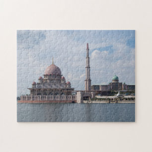 Moskee Putra Jaya Maleisië. Legpuzzel
