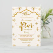 MOSKEE RAMADAN KAREEM IFTAR DINER FEEST BEWERKBAAR KAART (Staand voorkant)