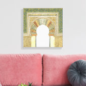 moskee van Cordoba Spanje. Mihrab Canvas Afdruk (Insitu (Woonkamer))
