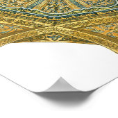 moskee van Cordoba Spanje. Mihrab cupola Poster (Hoek)