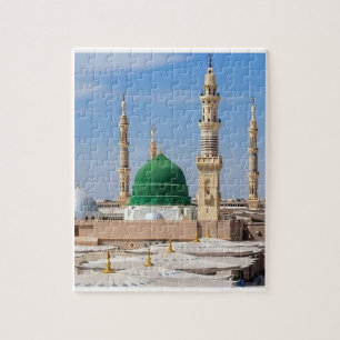 Moskee van de Profeet Medina Islamitische Kunst & Legpuzzel