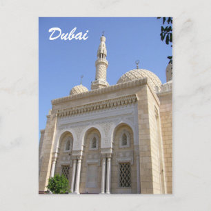 moskee van dubai briefkaart