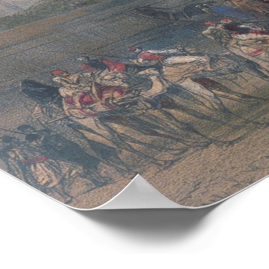 moskee van Sultan Hasan uit Great Square Rumeyleh Poster (Hoek)