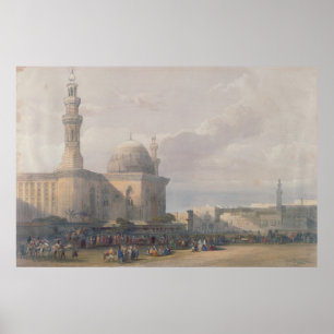 moskee van Sultan Hasan uit Great Square Rumeyleh Poster
