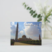 moskeegroeten briefkaart (Staand voorkant)