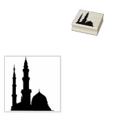 moskeetstempel 	rubberstempel (Gestempeld)