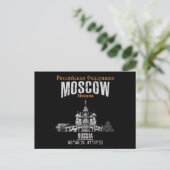 Moskou Briefkaart (Staand voorkant)