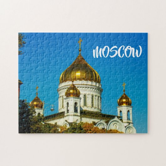 Moskou Christus De Savior Cathedraal Architectuur Legpuzzel (Horizontaal)