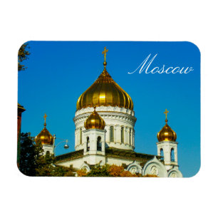 Moskou Christus De Savior Cathedraal Architectuur Magneet