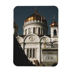 Moskou Christus De Savior Cathedraal Architectuur Magneet