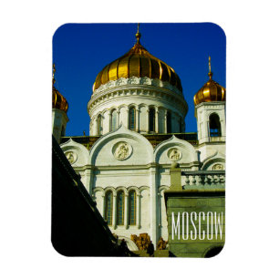 Moskou Christus De Savior Cathedraal Architectuur Magneet