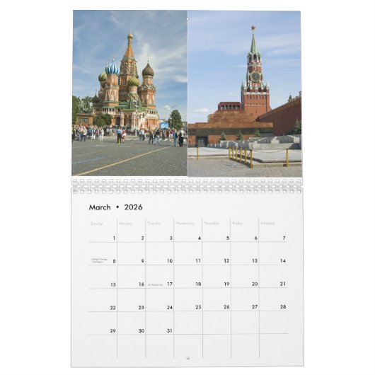 Moskou Kalender (Mar 2026)