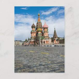 Moskou, kathedraal van Saint-Basil Briefkaart