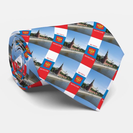 Moskou Kremlin Stropdas (Opgerold)