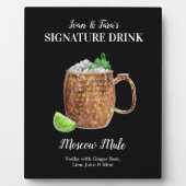 Moskou Mule ・ PERSONALIZE deze Drink van de Handte Fotoplaat (Voorkant)