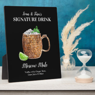 Moskou Mule ・ PERSONALIZE deze Drink van de Handte Fotoplaat