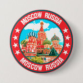 Moskou Ronde Button 7,6 Cm (Voorkant)
