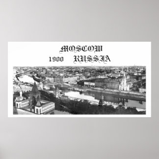 Moskou, Rusland, 1900 Poster