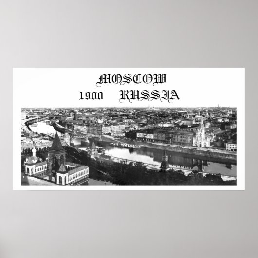 Moskou, Rusland, 1900 Poster (Voorkant)