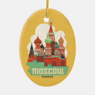 Moskou Rusland Keramisch Ornament