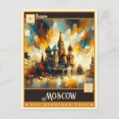 Moskou, Rusland | schilderij Briefkaart (Voorkant)