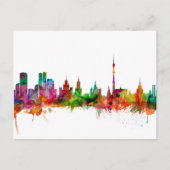 Moskou Rusland Skyline Briefkaart (Voorkant)