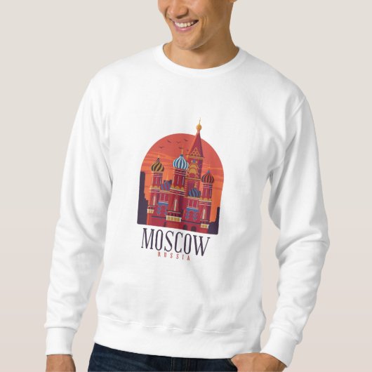 Moskou Rusland Skyline Trui (Voorkant)