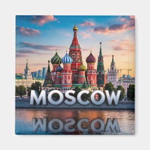 🧲 Moskou Rusland Toeristen Souvenir 🇷🇺 Magneet