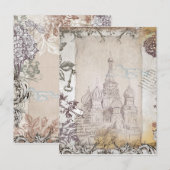 Moskou  schrijfkaart briefkaart (Voorkant / Achterkant)