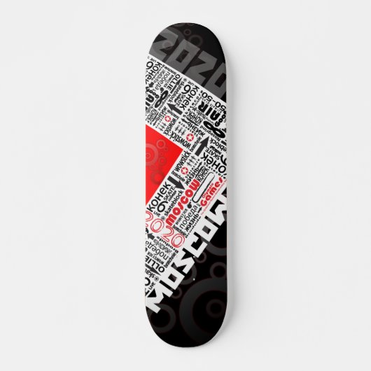 moskou skateboard (Voorkant)