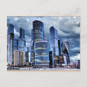 Moskou Skyline Briefkaart