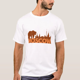 Moskou Skyline en Russisch Beer T-shirt