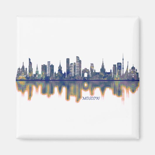 Moskou Skyline Magneet (Voorkant)
