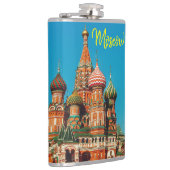 Moskou St Basil's Cathedral Rode Plein Heupfles (Rechts)