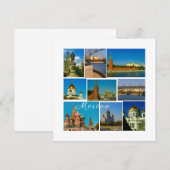 Moskouse City Kremlin Moskva Architecture Flat Kaa (Voorkant / Achterkant)