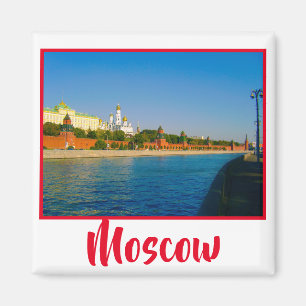 Moskouse City Kremlin Moskva Landscape Architectur Magneet