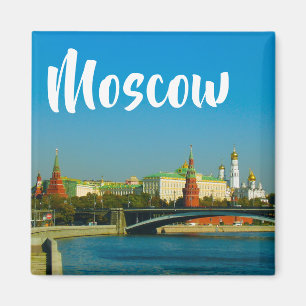 Moskouse City Kremlin Moskva Landscape Architectur Magneet