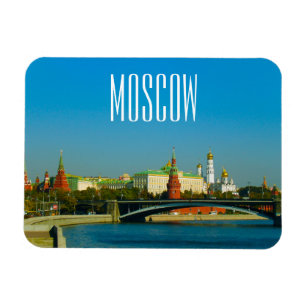 Moskouse City Kremlin Moskva Landscape Architectur Magneet