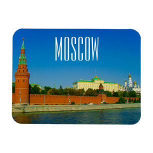 Moskouse City Kremlin Moskva Landscape Architectur Magneet