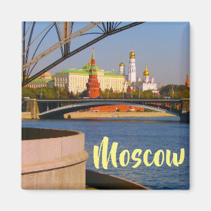 Moskouse City Kremlin Moskva Landscape Architectur Magneet