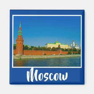 Moskouse City Kremlin Moskva Landscape Architectur Magneet