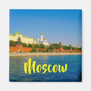 Moskouse City Kremlin Moskva Landscape Architectur Magneet