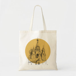 Moskouse kathedraal-Canvas tas