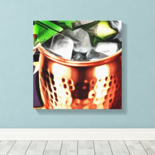 Moskouse Mule Canvas Afdruk (Insitu (Houten vloer))