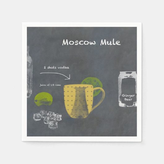 Moskouse Mule Servet (Voorkant)